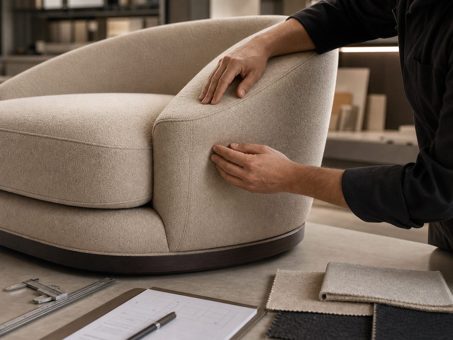 Furniture quality control and inspection process