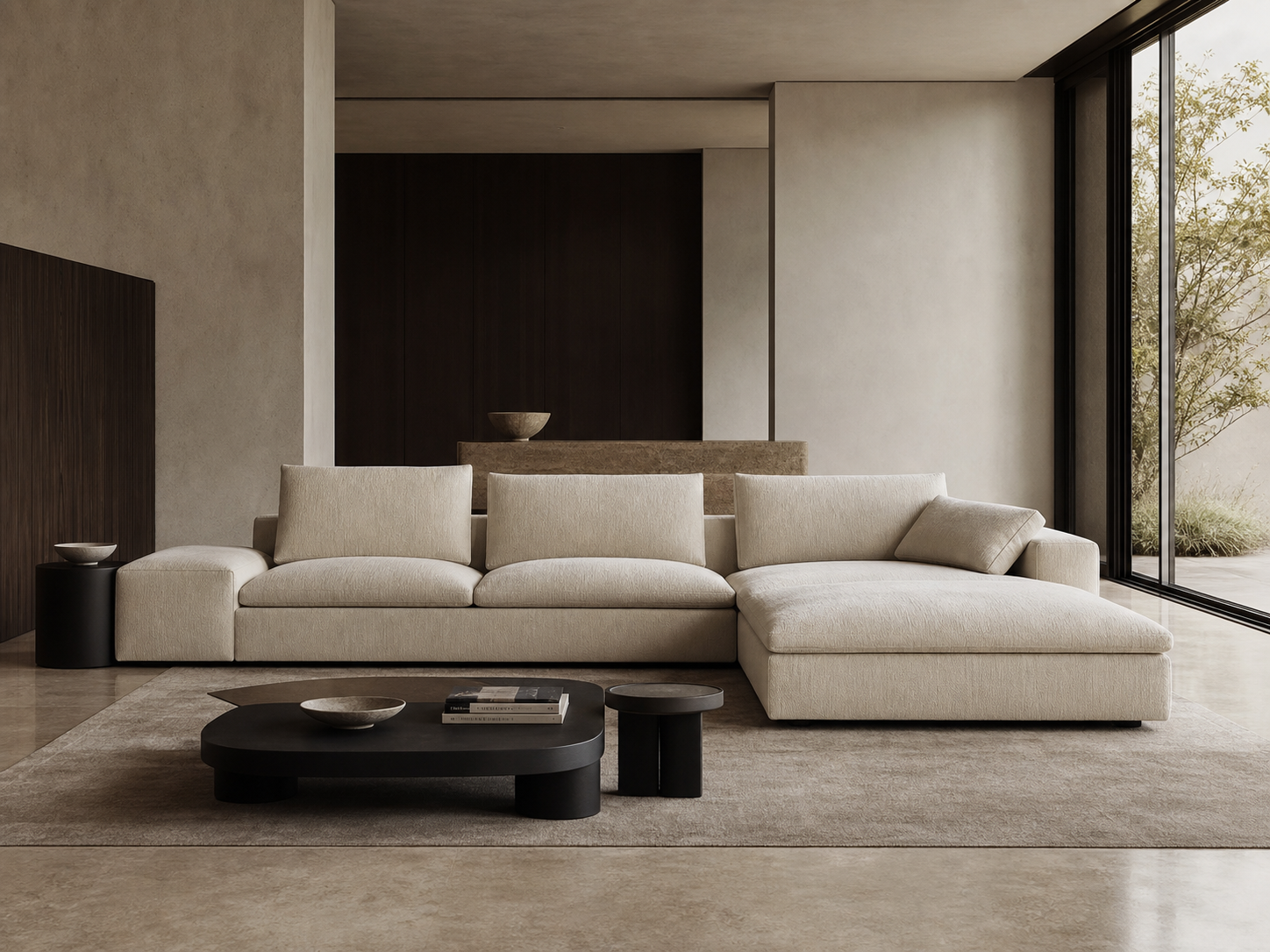 Modern modular sofa system for living room projects